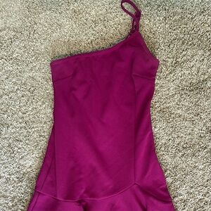 Lulus Fuchsia One Shoulder Mini Dress Size XS
